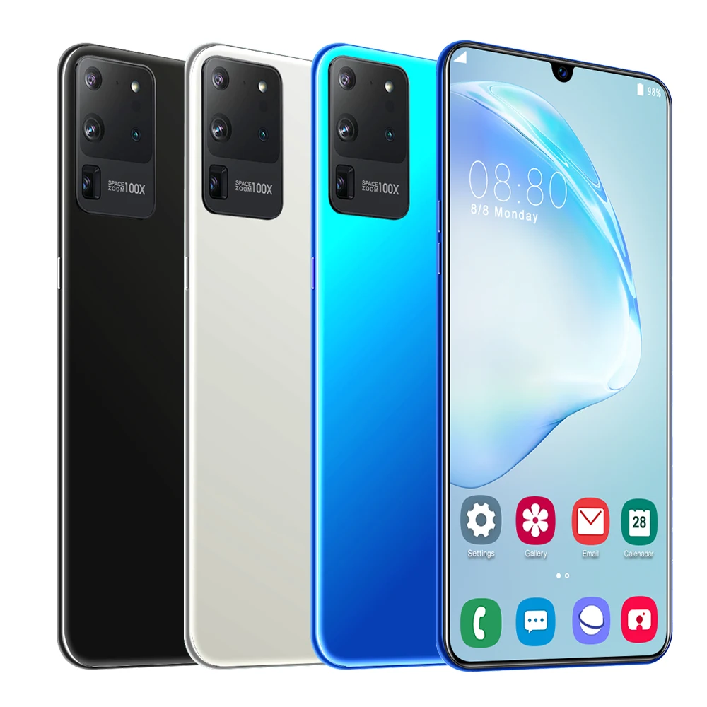

New Release 6.5 Inch S20u Plus Mobile Phone Smart Phone 512gb Android10 5000mah Phone