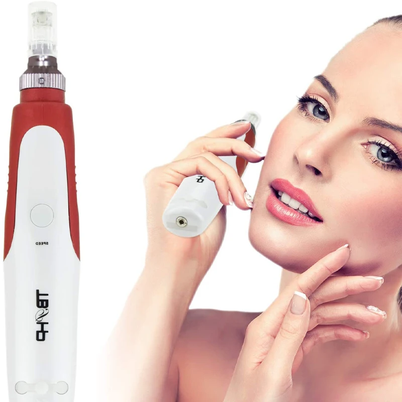 

TBPHP P1 Genosys Meso Therapy Pen Skin Pen Dermopen Skin Needling Pen Mesopen Mym Derma Filler, Blue,red,yellow