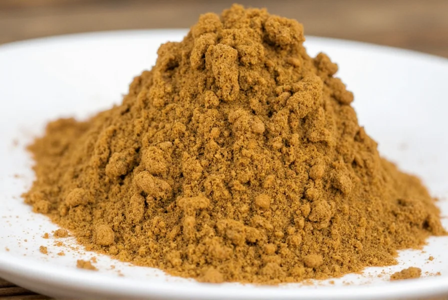 Whole and ground allspice side by side