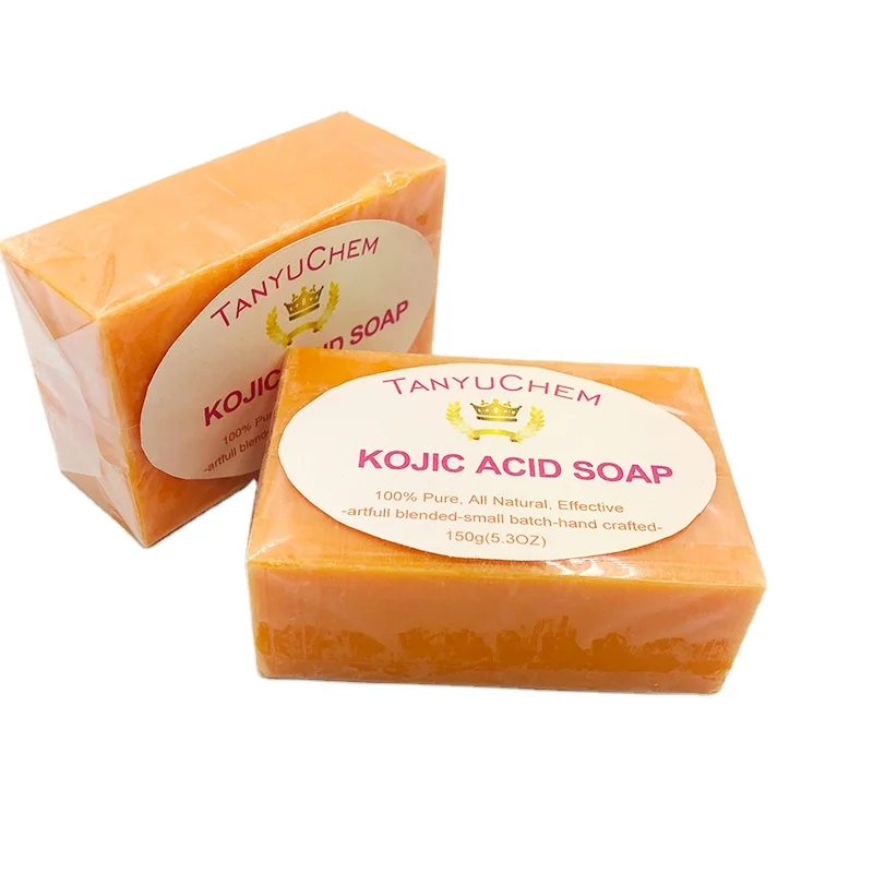 

Private Logo Available Handmade Skin Lightening and Beauty Kojic Acid Papaya Face Soap 150g/pc, Organe
