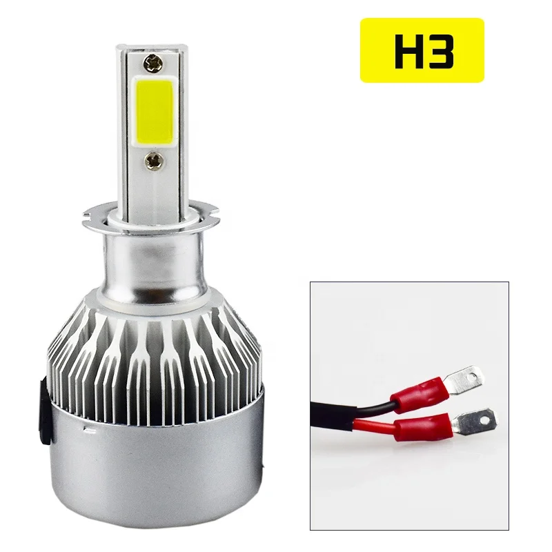 LED headlight h1 h3 h7 h11 9005 9006 48W 6000K headlight bulb nighteye led 10000lm headlight bulbs