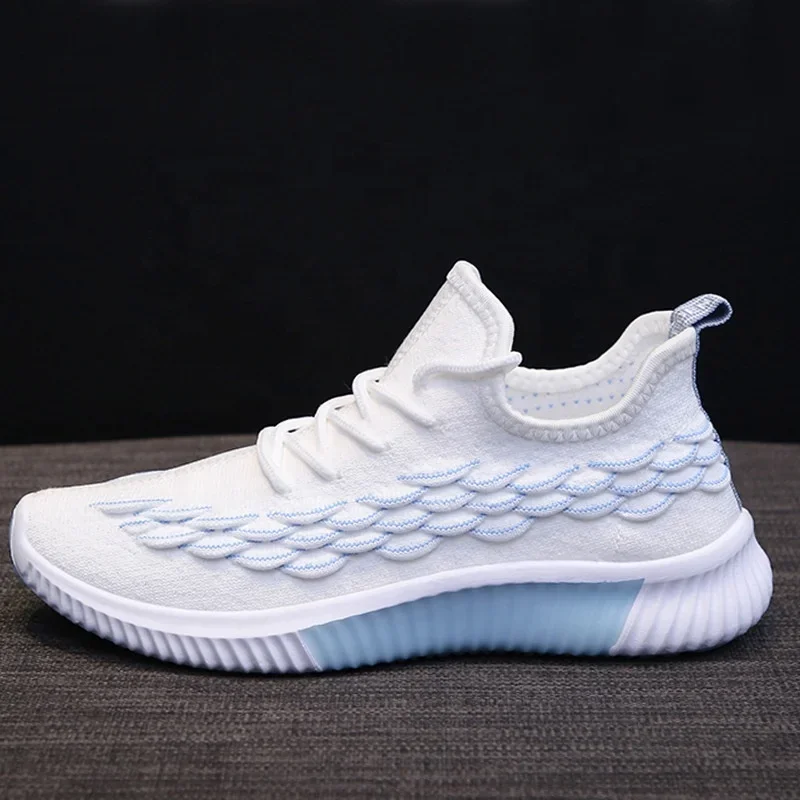 

outdoor summer knit fabric ladies light sport shoes women sneakers