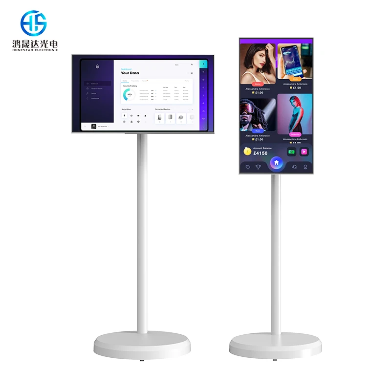 Standbyme Floor Standing Tv Intelligent Lcd Touch Screen 21.5 Inch Gym Interactive Android Wifi Fitness Smart Tv
