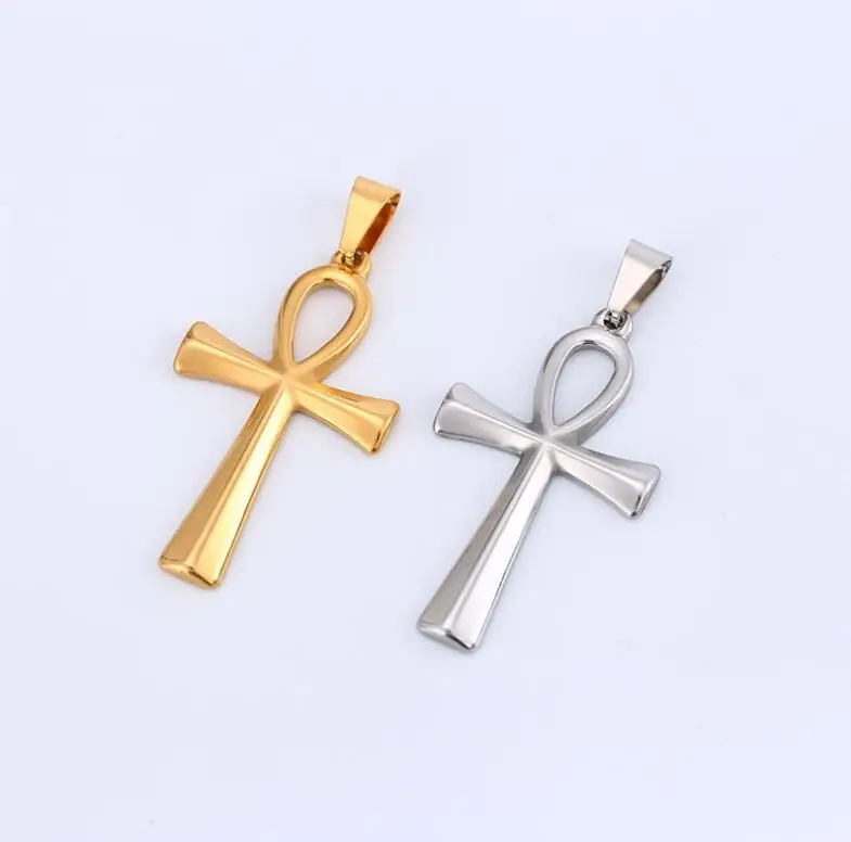 

Amazon New Gold planted stereoscopic hollow out cross pendant necklace in stainless steel jewelry