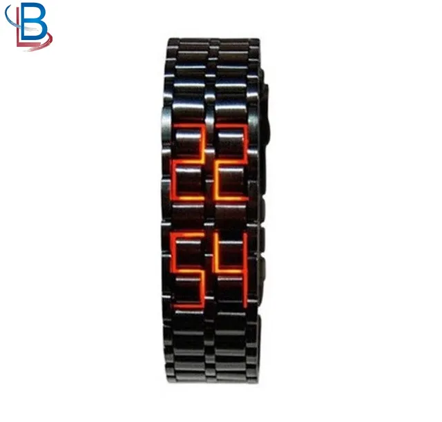 

Personality creative lava led waterproof wristwatches men automatic