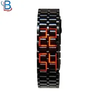 

Personality creative lava led waterproof wristwatches men automatic