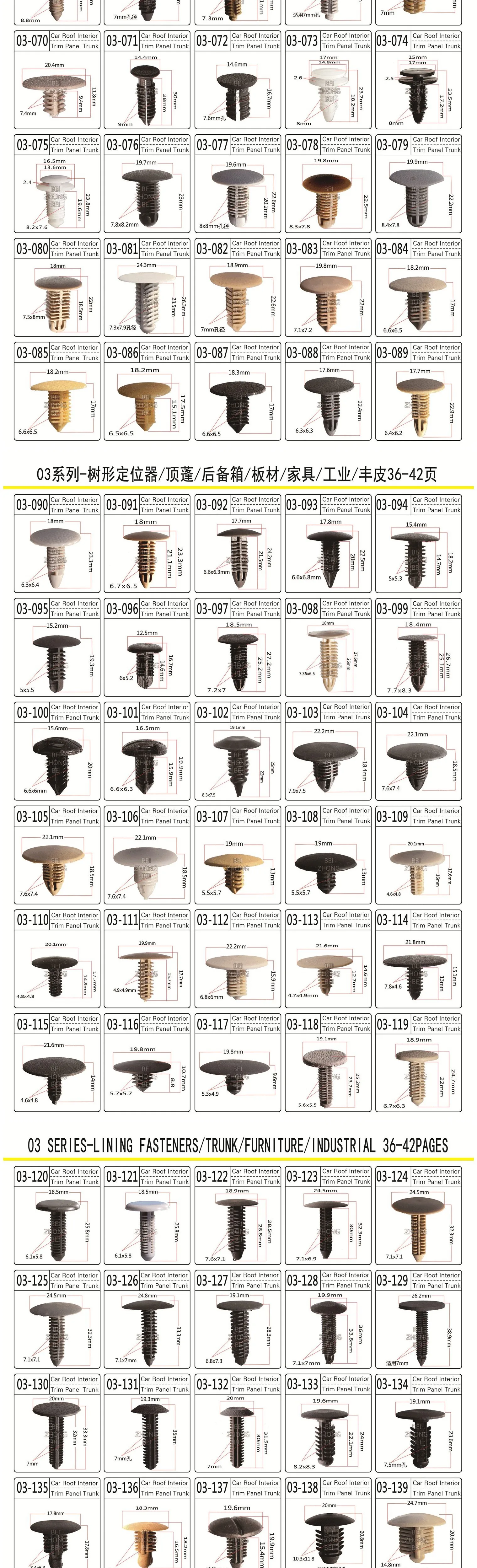 great quality nontoxic plastic clips for cars