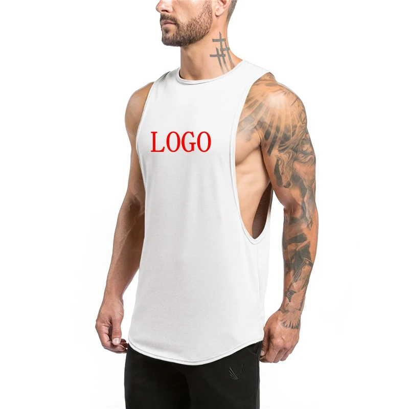 

Custom Sleeveless men's vest Pure color breathable Sweat training Quick-drying T-shirt, Multi