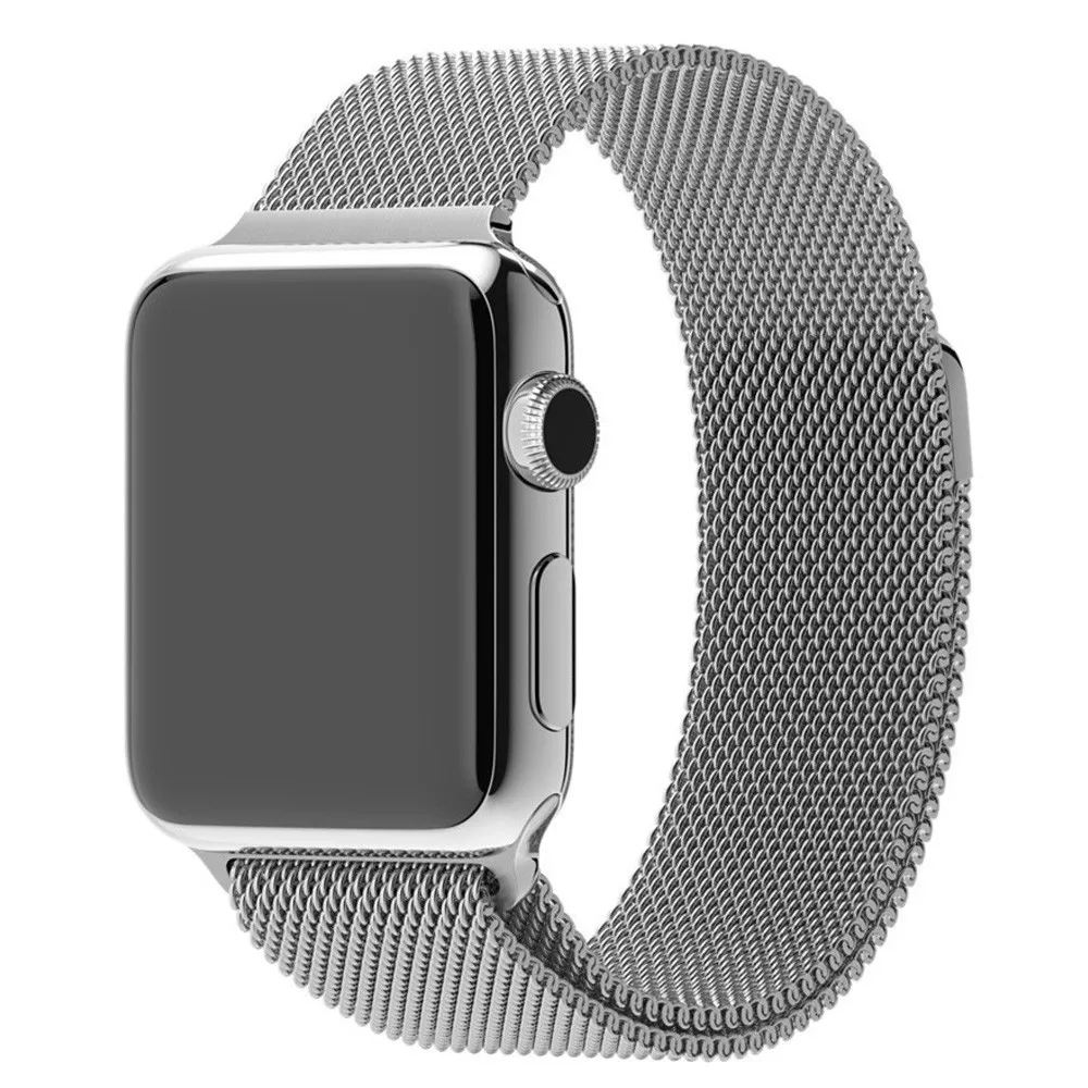 

LeYi Custom Fashion Metal Bands Girls & Men Stainless Steel Bracelet Strap For Milanese Apple Watch Band Straps 42mm 44mm, Optional