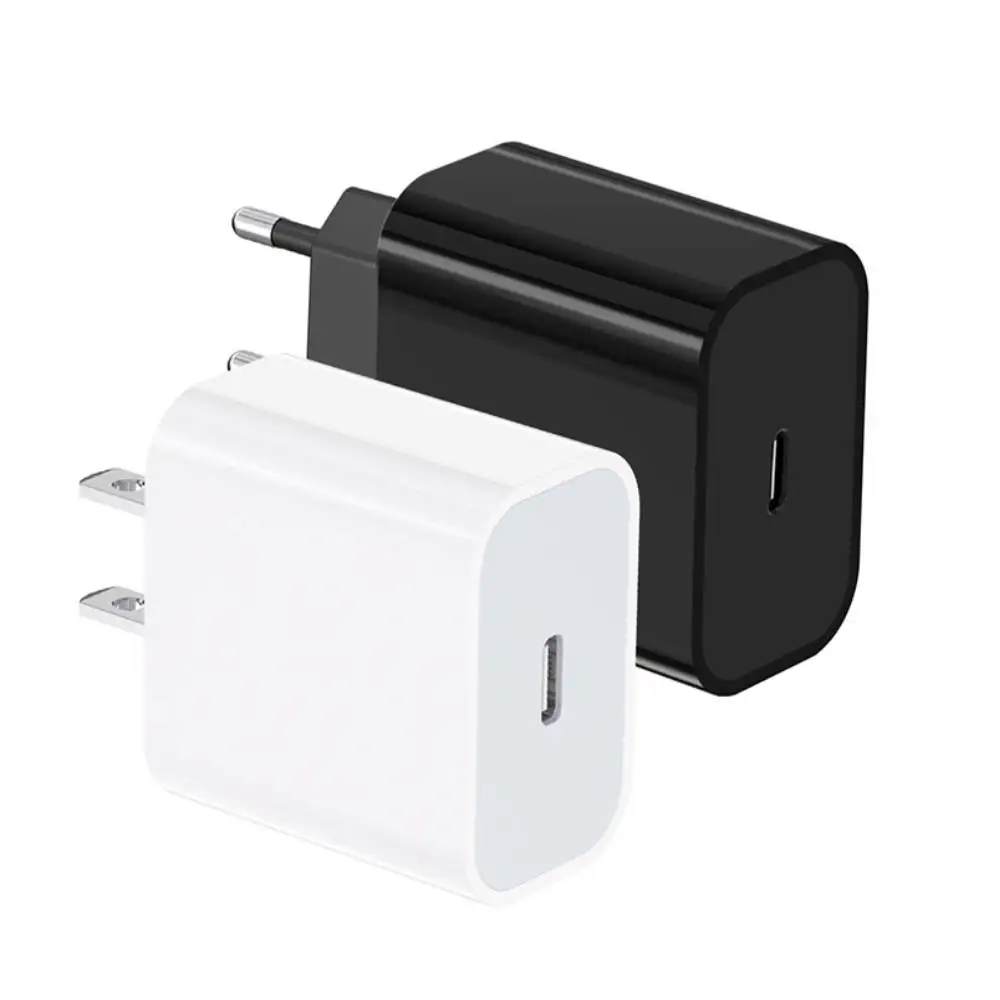 

Low Price Ready To Ship Adapter US EU Mini Charger Type C 20w Wall Charger, White,black