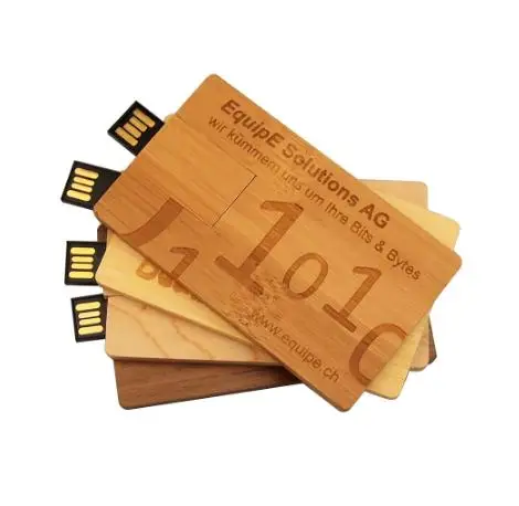 

Hot Sale Wooden Card USB Flash Drive Wedding Gift Pen Drive USB Memory Stick 2.0 1GB 2GB 4GB 8GB 16GB 32GB 64GB