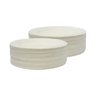 

Eco 7 inch compostable sugarcane bagasse tableware biodegradable paper pulp plate for party