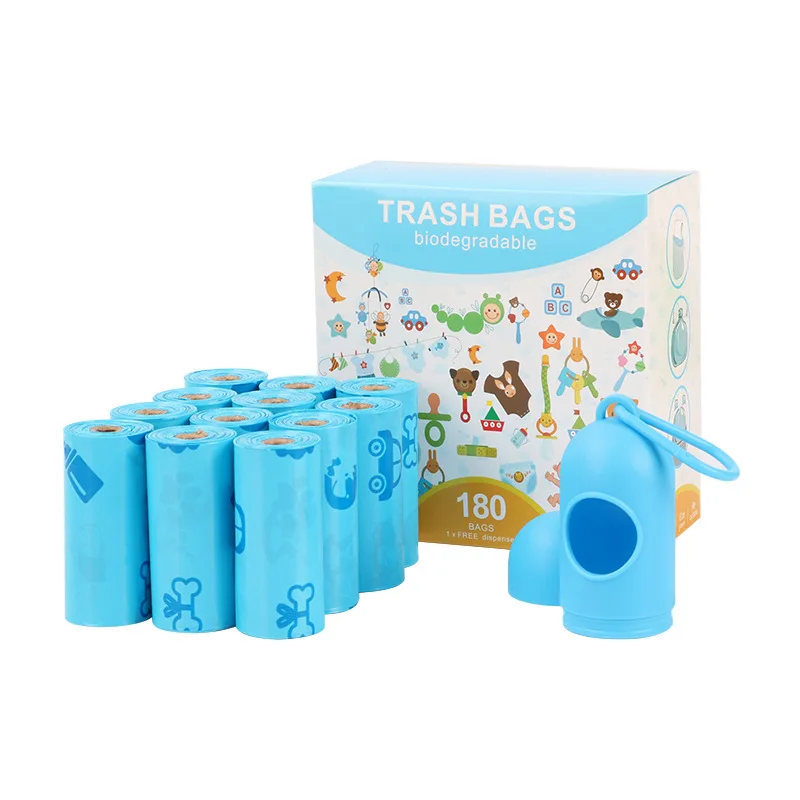 

Manufacturer Wholesale Biodegradable Dog Poop Bag Waste Bags with Dog Poop Bag, Sky blue