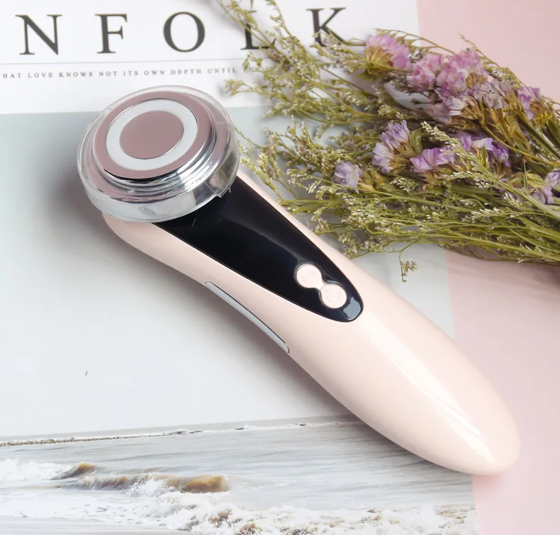 

Facial and eye massager Beauty machine portable face led skin tightening device