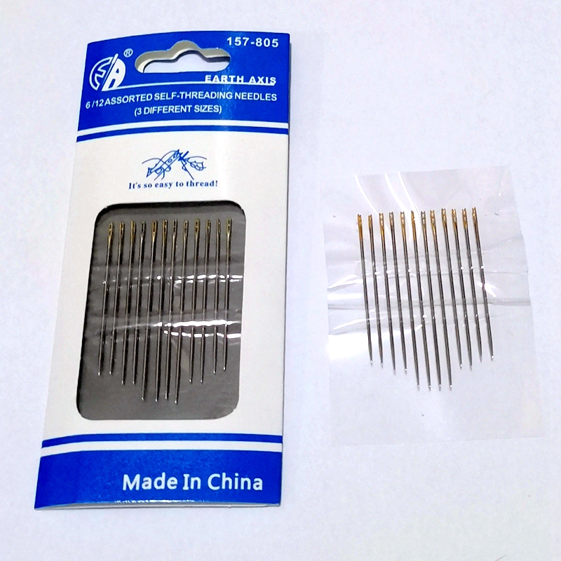 

Sewing Blind Needle Darning Stainless Steel 12PCS/Lot Needles Multi-size Popular DIY Side Opening Sewing Needle High Quality