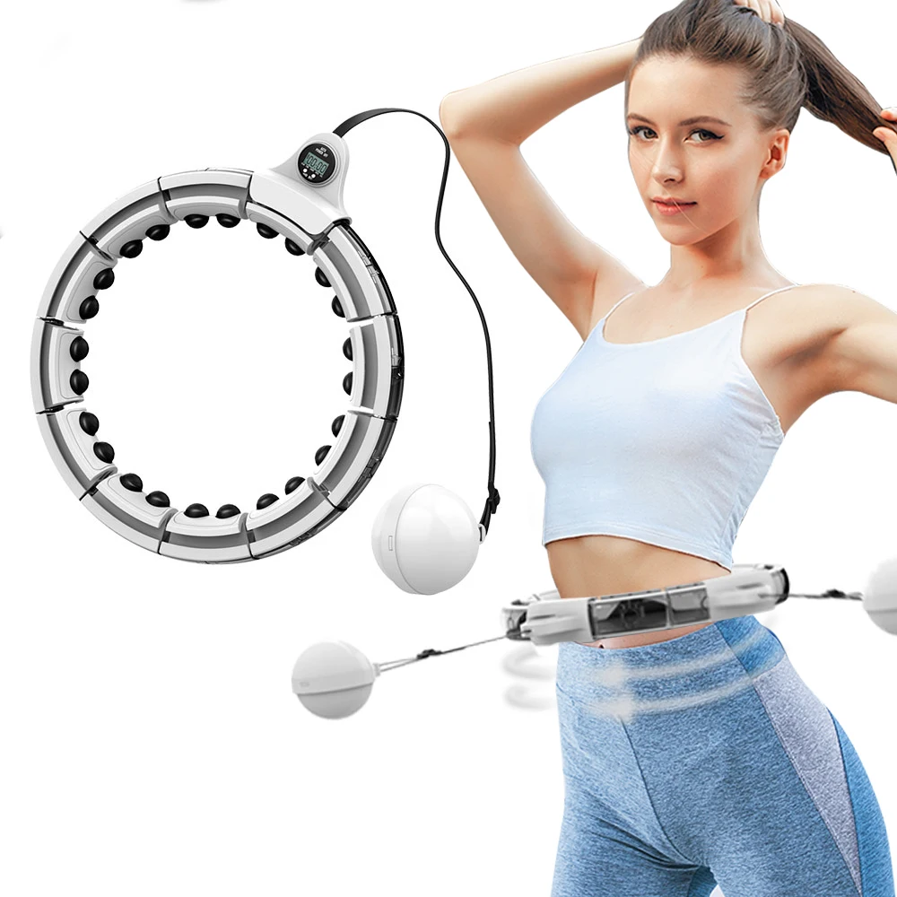 

Ready To Ship Silicone Abs New Mobile Gym Fitness Topko Smart with digital for adults weighted hula ring hoop for adults, Customized color