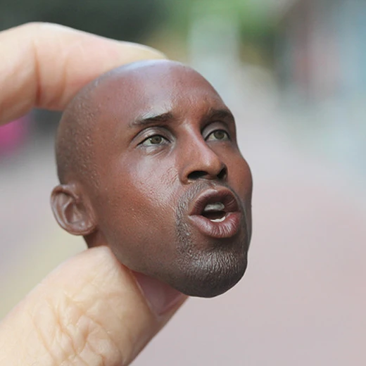 

High quality fully articulated action figures head Sculpt for collection and in commemoration of Kobe, As photo shown