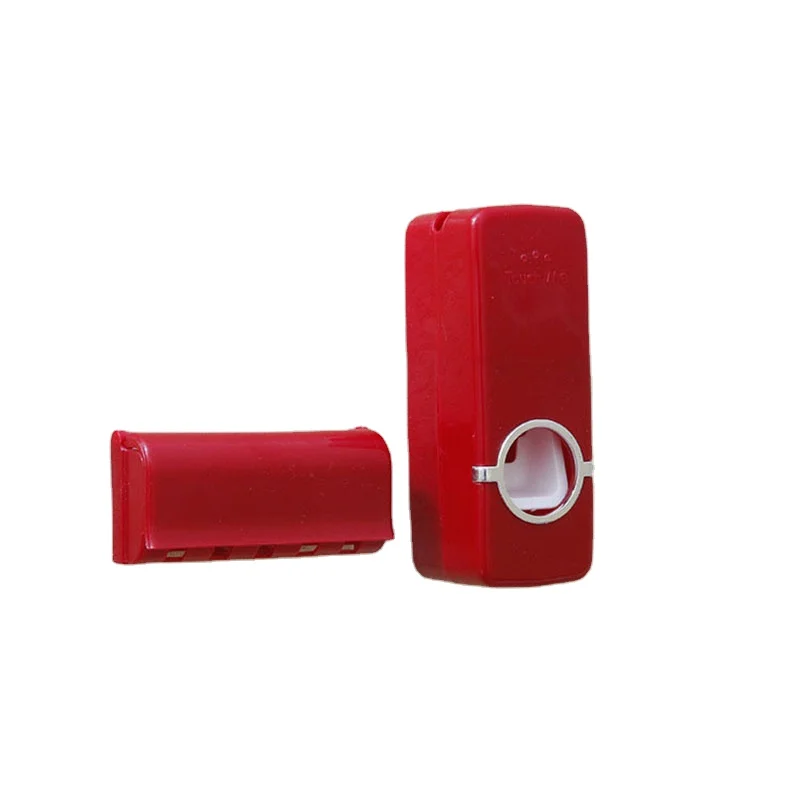 

Bathroom Accessories Set Toothbrush Holder Automatic Toothpaste Dispenser Holder Toothbrush Wall Mount Rack