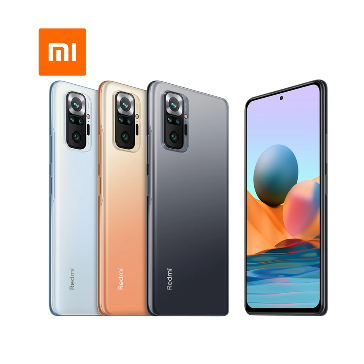 

New Arrival Global Version Xiaomi Redmi Note 10 Pro 6GB 128GB NFC Smartphone 120Hz AMOLED 108MP Snapdragon 732 5020mAh Xiaomi