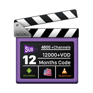 SUBTV IPTV Account Code 12 Months French & Arabic Channels