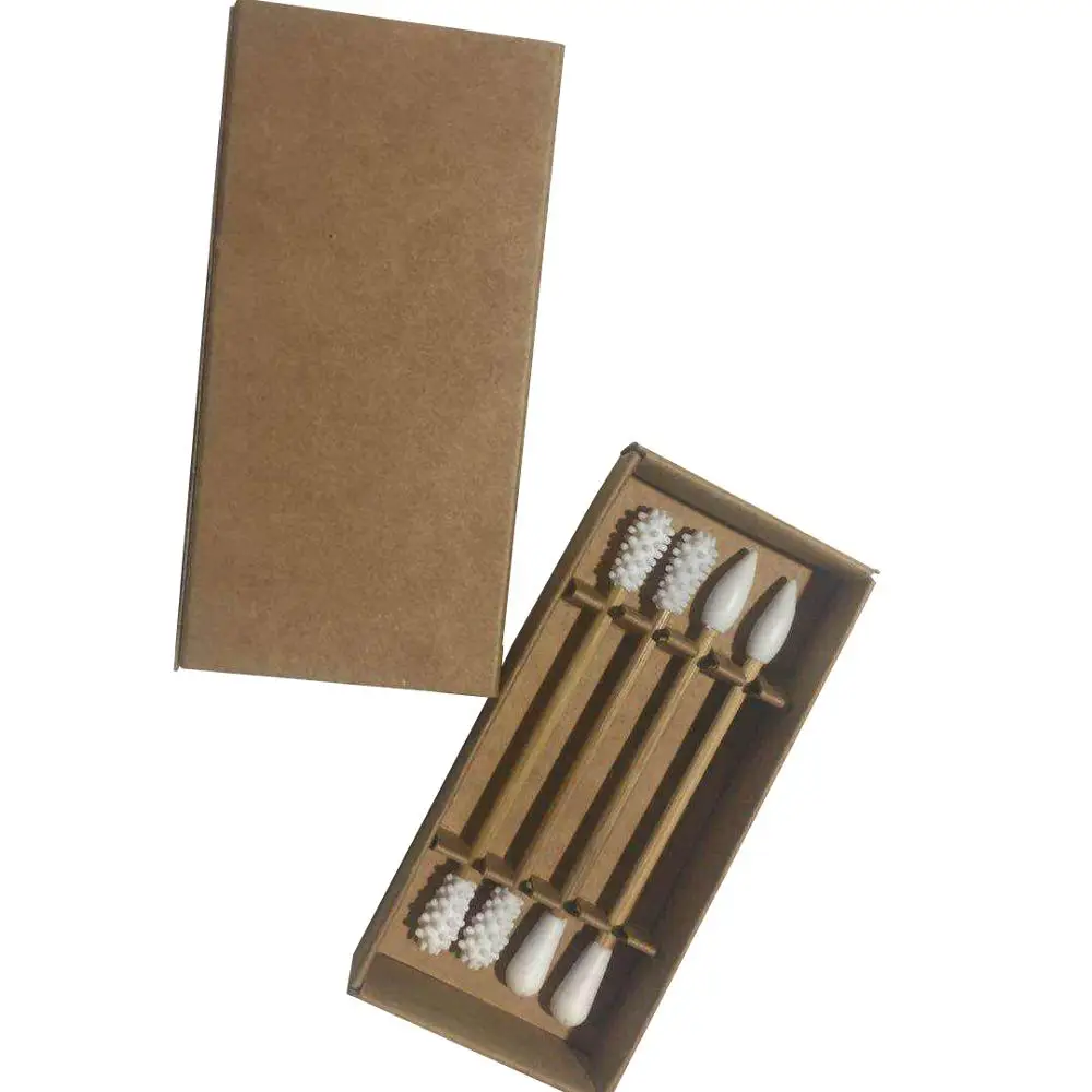 

Hot Sale Reusable Cotton Swab Ear Cleaning Cosmetic Reusable Cotton Swab Qtip Plastic Free Packaging, As picture or custom-make