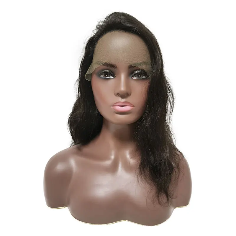 
African American Mannequin Head Jewelry Display Mannequin Heads Plastic Female Mannequin Head With Shoulders Wig Display 