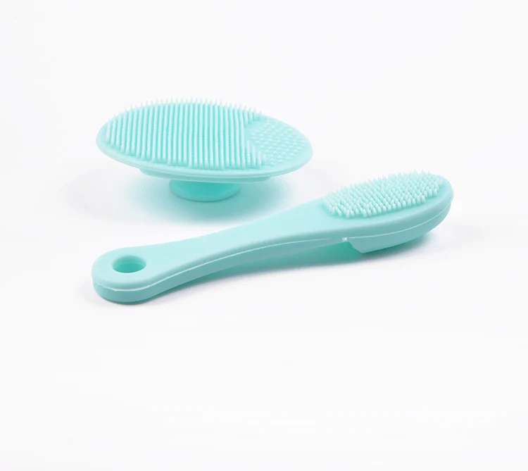 

Facial Cleansing Brush and Makeup Brush Cleaner, Silicone Brush for Deep Cleaning, Removing Blackhead and Massage