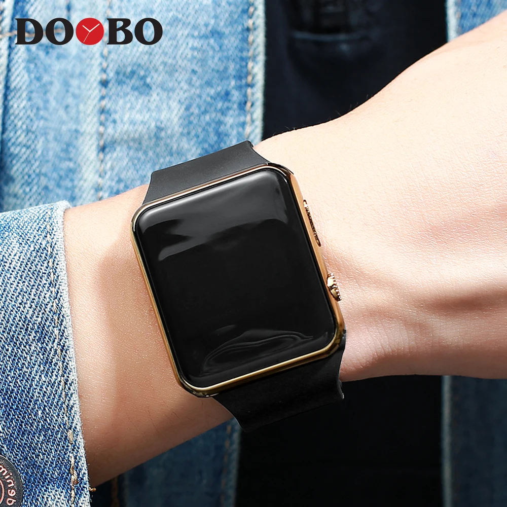 

New Stylish Sport LED Watches Women Men Unisex Digital Watch Men Clock Army Military Silicone Wrist Watch Relogio Masculino