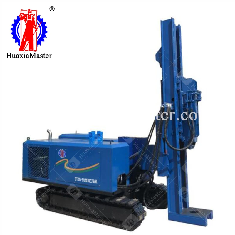 Hydraulic Soil Sampling Drilling Rig,Efficient Qtzd20 Crawler