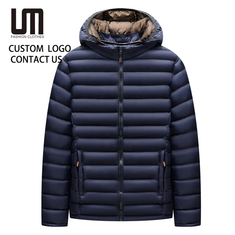 OEM Wholesale Autumn Winter Men S Casual Outwear High Quality Hooded Warm Parkas Jacket Plus Size XL Coats Long Clothing