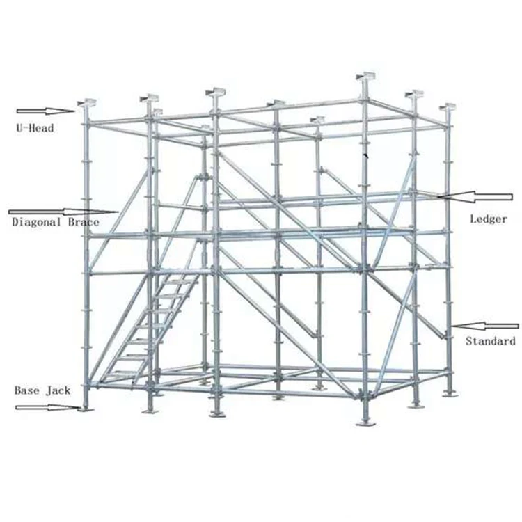 Ringlock Scaffolding/Round Ring scaffolding/Wedge lock scaffolding ...