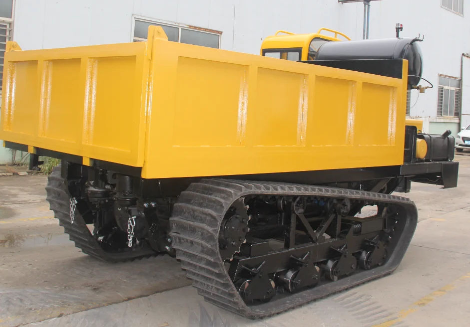 中国液压卡车自卸车 7 吨 8 吨履带式运输车
