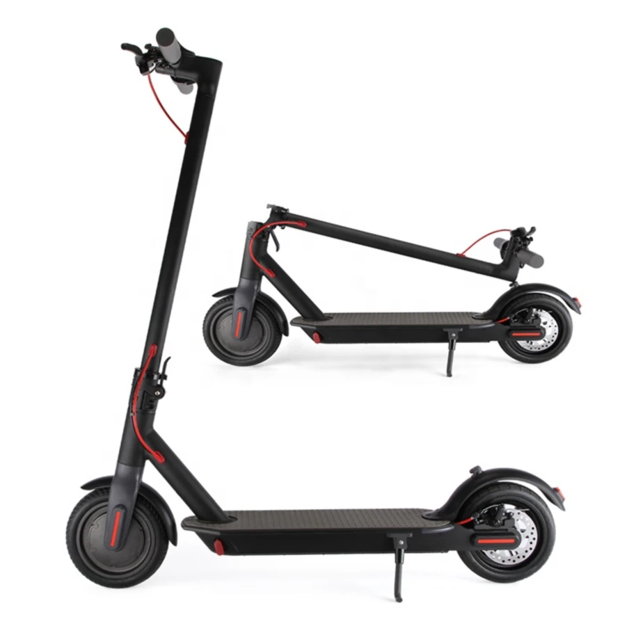 

Long 45 Range E Duty Free Wide Mudguard Fold Moped 3000w Electric Scooters, Black white