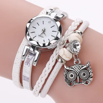 

Women Multi Layer Owl Pendant Watch