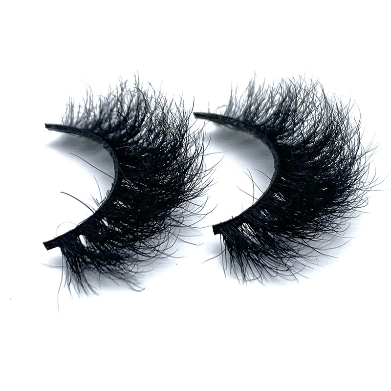 

New Arrival Premium Fluffy 3D Mink Eyelashes Soft Handmade Natural Mink Eyelashes Custom Style lashes Box