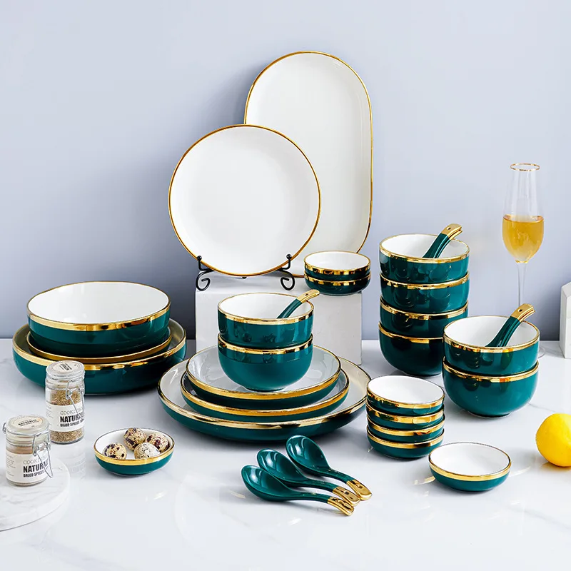 

Nordic Tableware Set Ceramic Bowl Dish Plate Phnom Penh Dish Plates Set Bowls Household Dinner Sets
