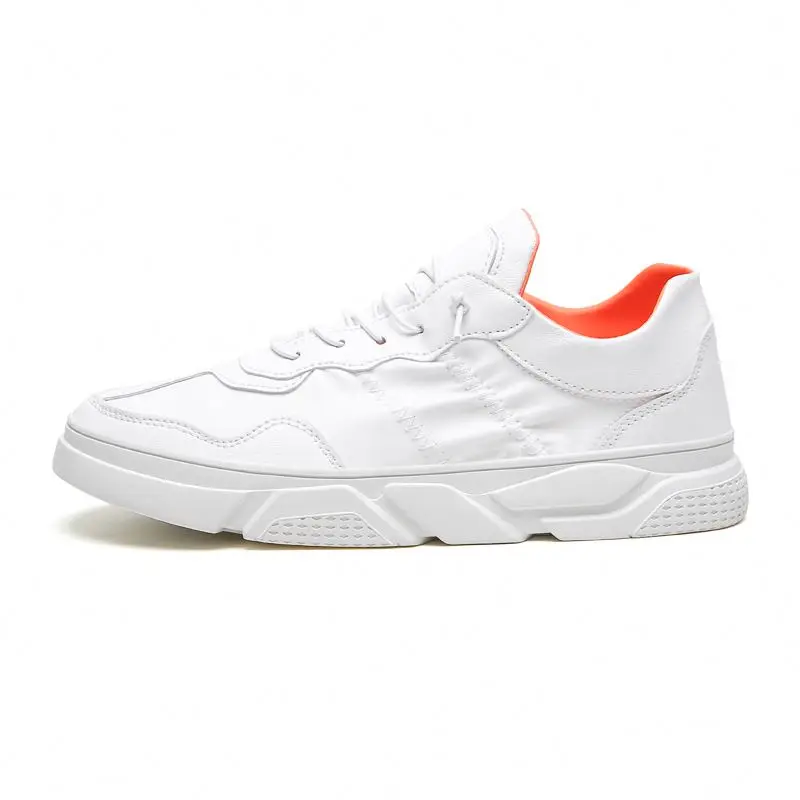 

Fashion Simple Style Casual Sneakers Shoes For Men, White/white-orange/beige-orange