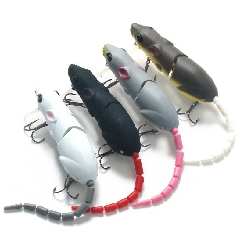 

Hard lure with Rat shape swimbait for pike trout bass, Choose
