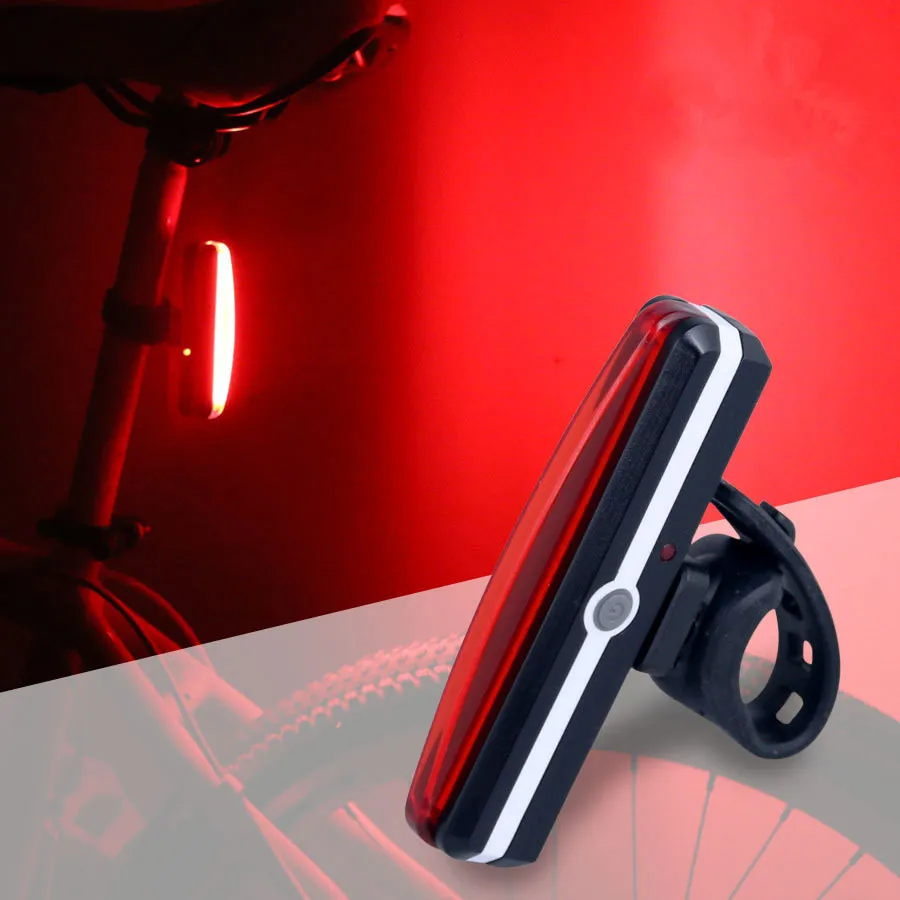 

Superwin Outdoor Bike Usb Rechargeable Rear Light Waterproof Led Tail Light Waterproof Six Flashing Modes Rear Light Bicycle