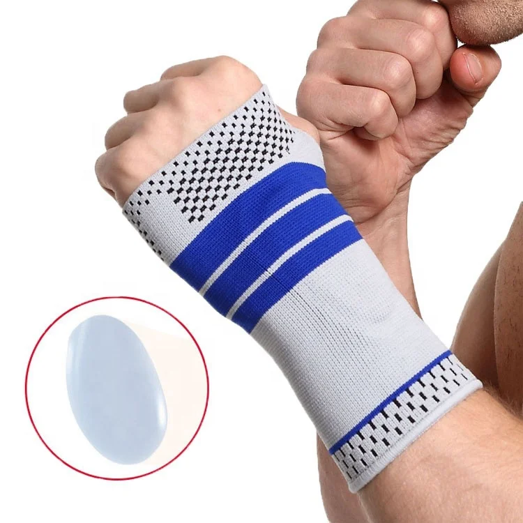 

Customizable sports nylon wrist care three-dimensional knitting German hot pressing technology, Grey or customized