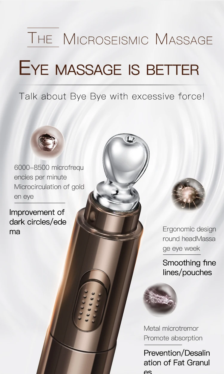 JOMTAM New Arrival Tightening Dark Eye Circle caviar Electric Vibration Massage Eye Cream