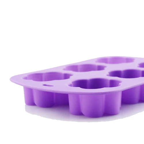 

6 cavity Flower shape silicone cake tools Heat Resistant Food grade Silicone Cake mould 3d for molding makers, Any colors are available