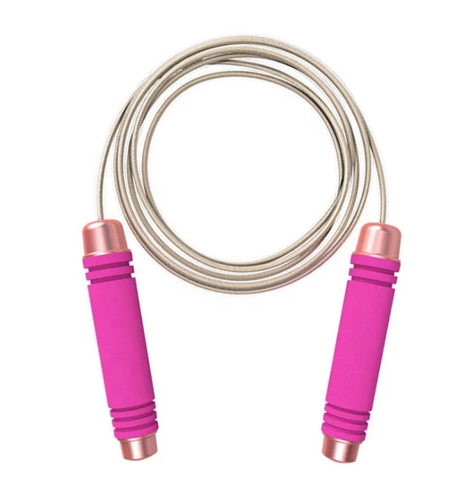 

High Quality Wholesale Fitness Jump Rope Adjustable Heavy Speed Weighted Jump Ropes, Optional