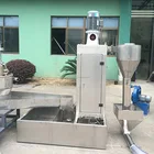最低価格hdpe ldpeフィルムフレークとハードスクラップリサイクル造粒機で中国自動フィーダープラスチック造粒機のための