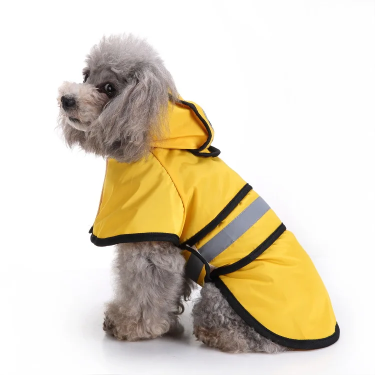 

Wholesale Waterproof Reflective Pet Dog Raincoat Slicker Poncho Jacket, Yellow, red, green