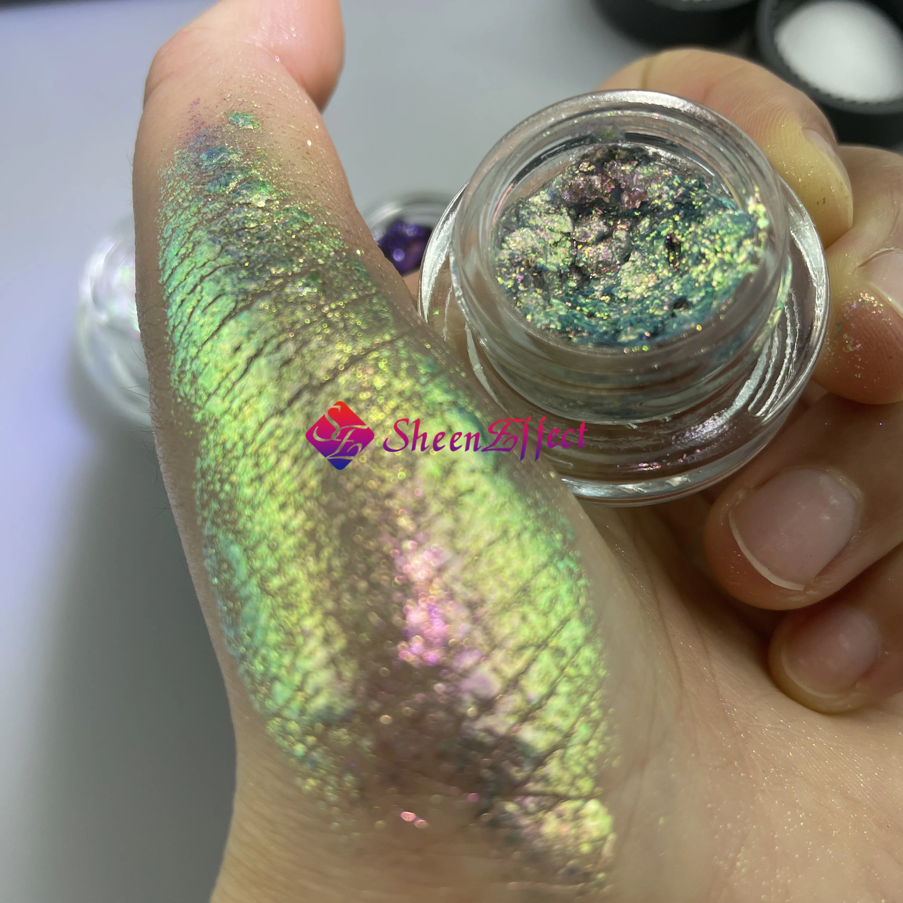 

SheenEffect Jelly Chameleon Shadows MULTICHROME Cream Liquid EyeShadow