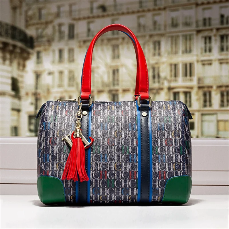 

2021 New Letter Printed Handbag Fashion Trend Contrast Pillow Bag Famous Designer CH Brand Bags Women Purse and Handbags