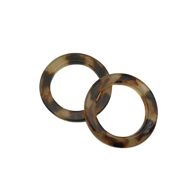 

Wholesale Decorition Resin Amber Color Bra Ring Connection Buckle For Swimsuit