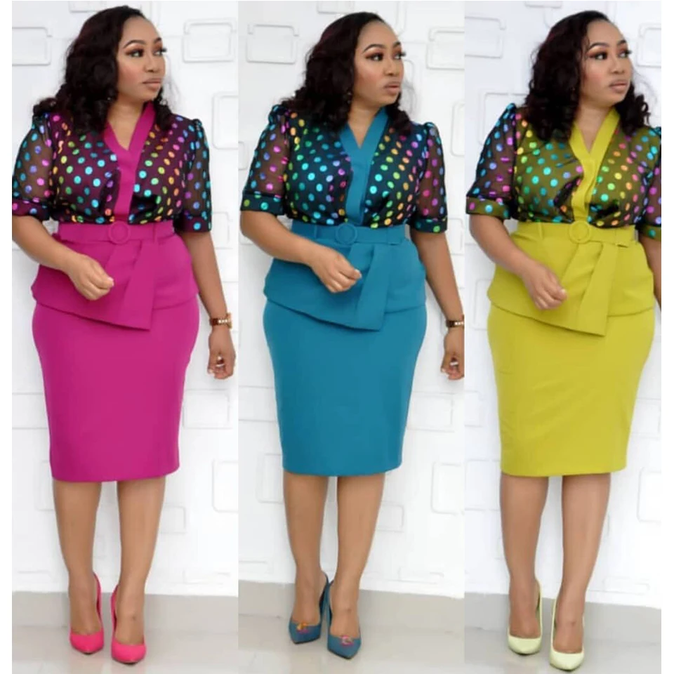 

2021 New Arrivals women's Dresses Women Half Sleeve Bodycon Dress Lady Elegant Office Lace Patchwork Dress Clothes Wholesale