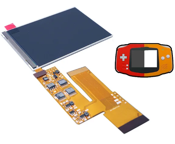

For GBA IPS LCD V2 for gameboy advacnce screen replacement accessories, Picture